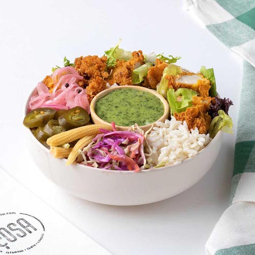 Crispy  / Çıtır Tavuklu Basmati Kase (Gluntensiz)